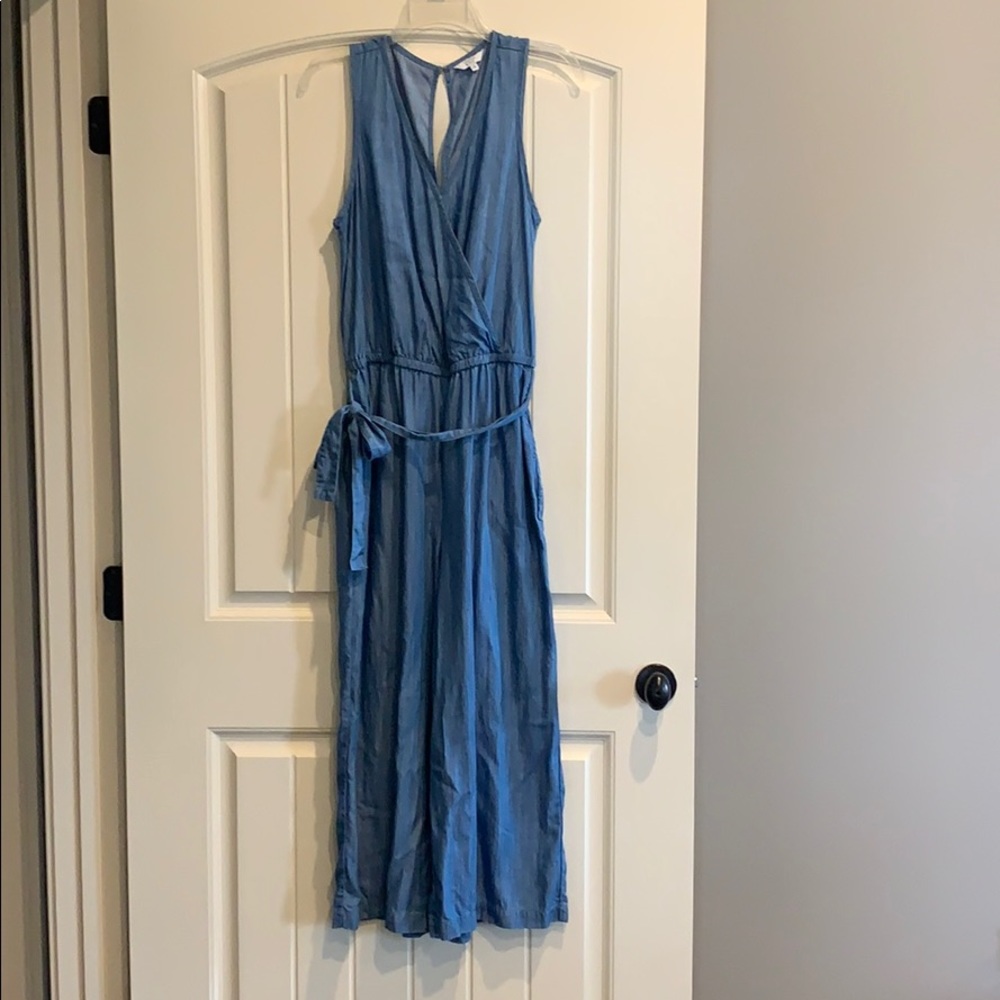 Crown & Ivy Chambray Jumpsuit